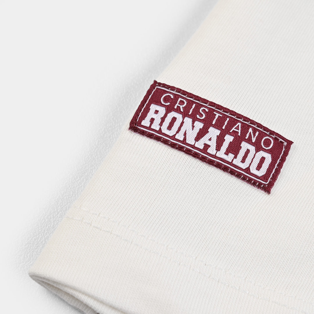 Boys Cotton Jersey T-Shirt H/S-WHITE