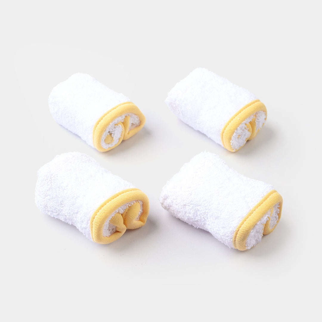 BABY HOODED BATH TOWEL SET | 975-YELLOW LION