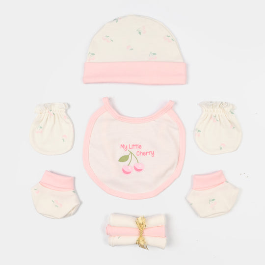 Girls Cotton Interlock 9 PCS GIFT SET 292-014-PINK