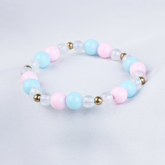 GIRLS ELEGANT BEADED NECKLACE & BRACELET