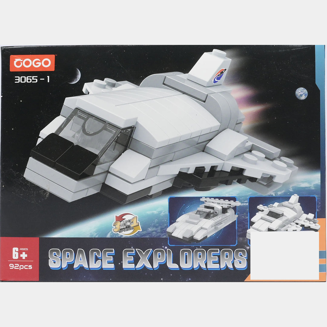 Space Explorers Building Blocks Set