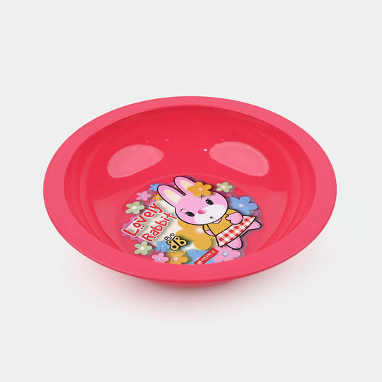 Cartoon Character Deep Plate - Blue