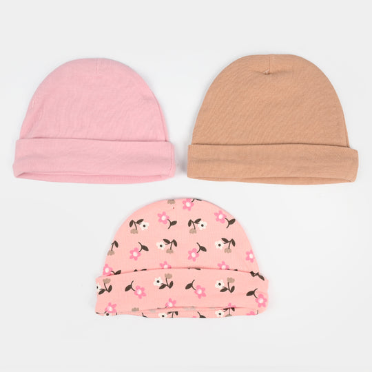 Pack OF 3 Baby Cap/Hat Set