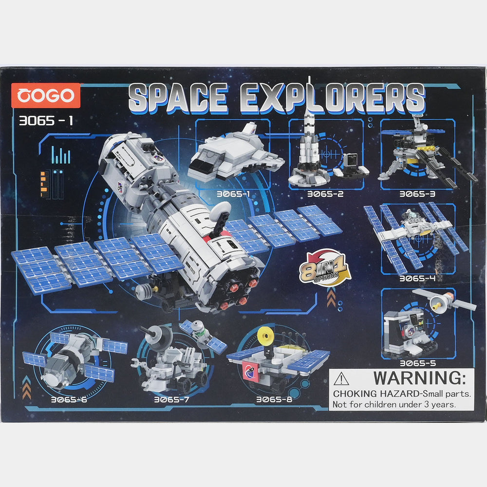 Space Explorers Building Blocks Set