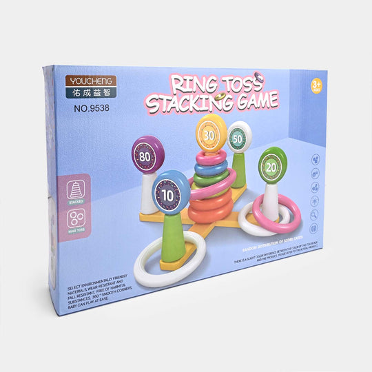 Ring Toss & Stacking Game - Fun Learning Toy for Kids