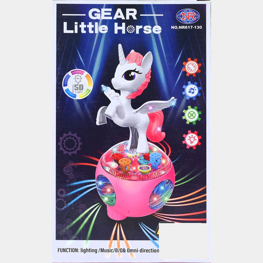 Universal Electric Gear Little Horse with Light & Sound