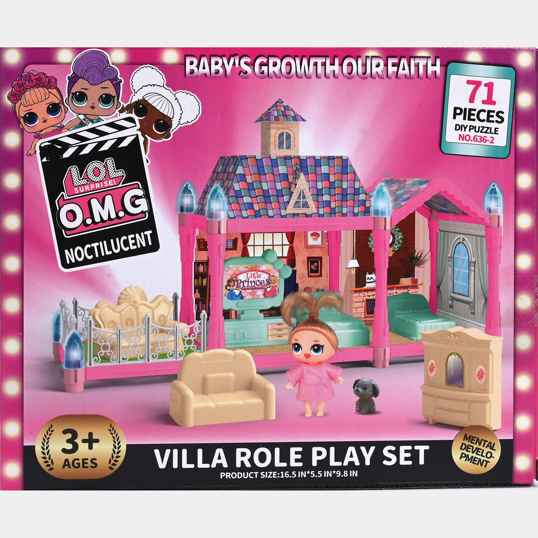 DIY LOL DOLLHOUSE VILLA SET