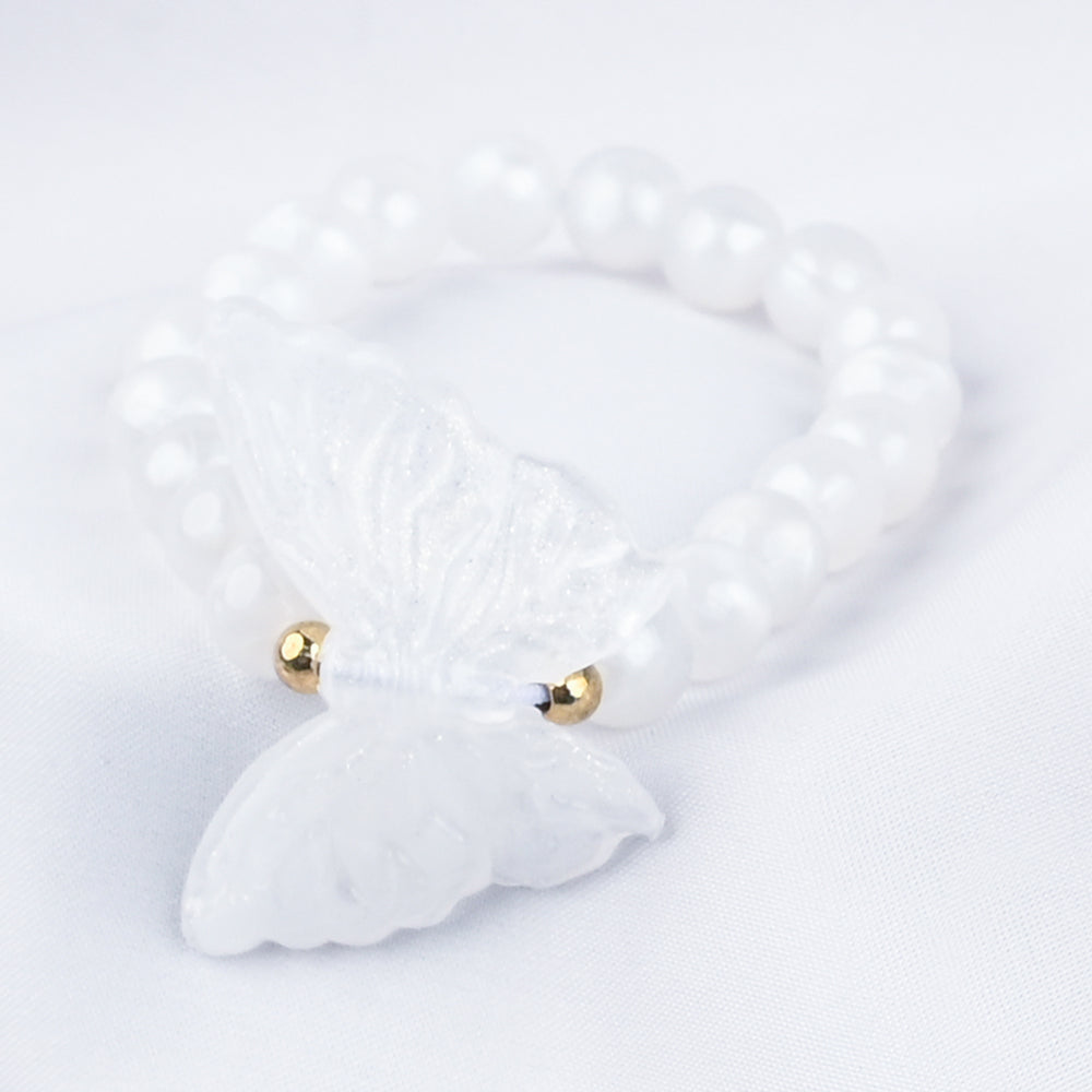 GIRLS ELEGANT BEADED NECKLACE & BRACELET