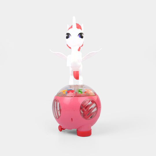 Universal Electric Gear Little Horse with Light & Sound