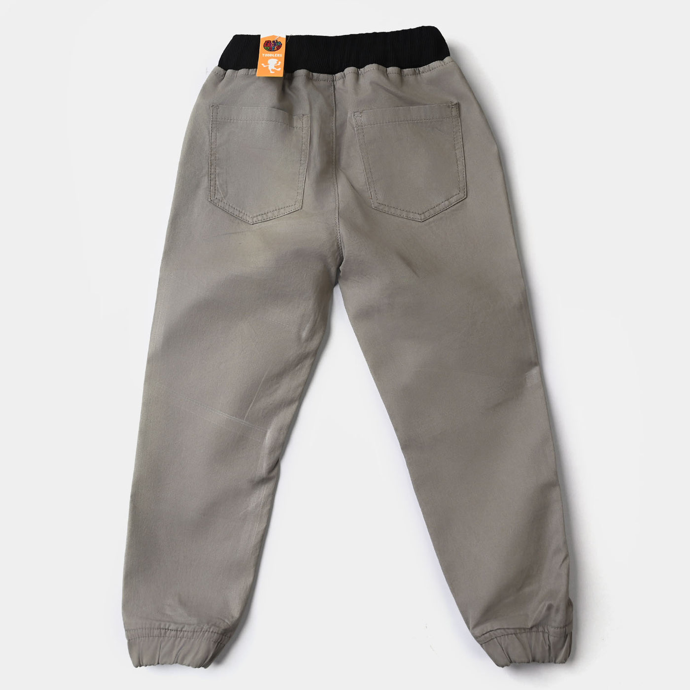 Boys Cotton Twill Pant Flash-Steel Grey
