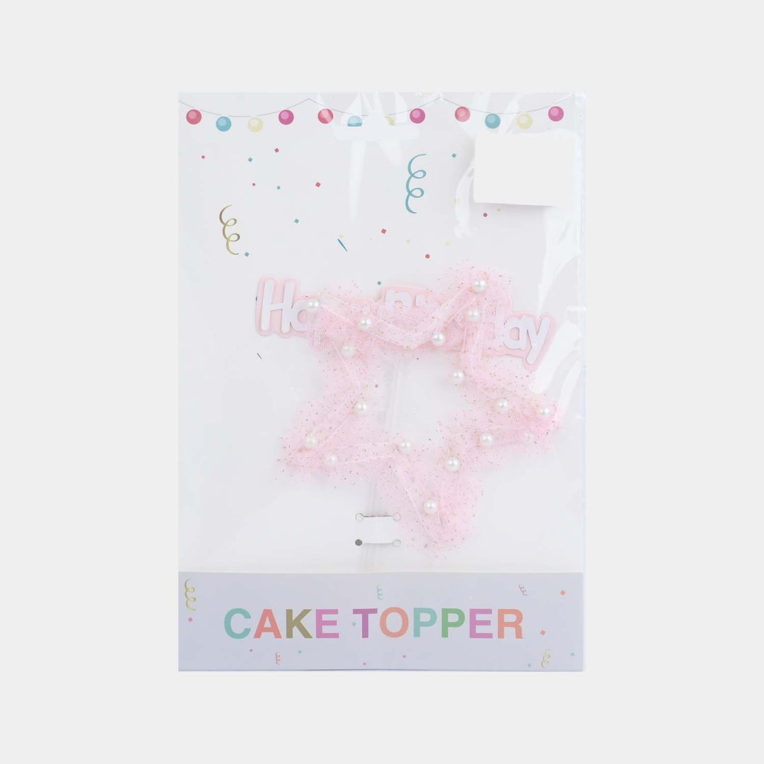 Happy Birthday Cake Topper Set
