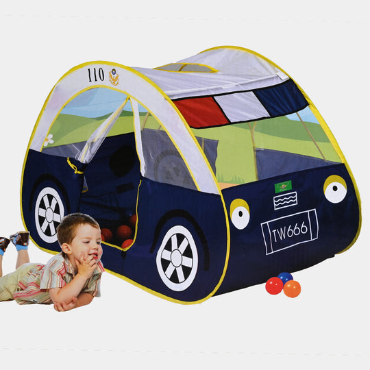 Pop Up Kids Play Tent with Car Shape (129*72*78 cm)