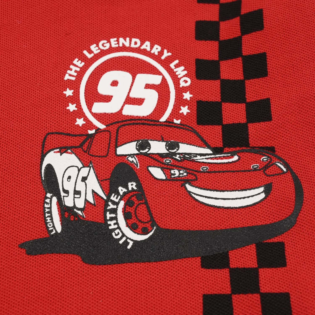 Infant Boys Cotton PK Polo (The Legendary LMQ) - Red