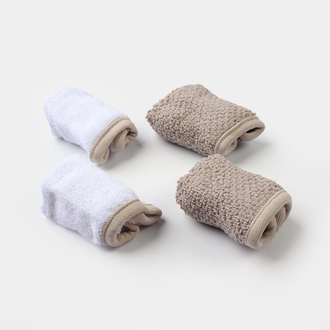 BABY HOODED BATH TOWEL SET | 975-BROWN HELICOPTER