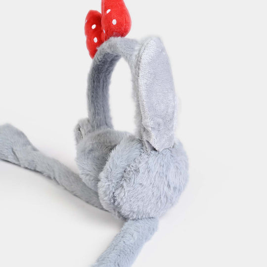 Interactive Moving Ear Plush Winter Earmuffs