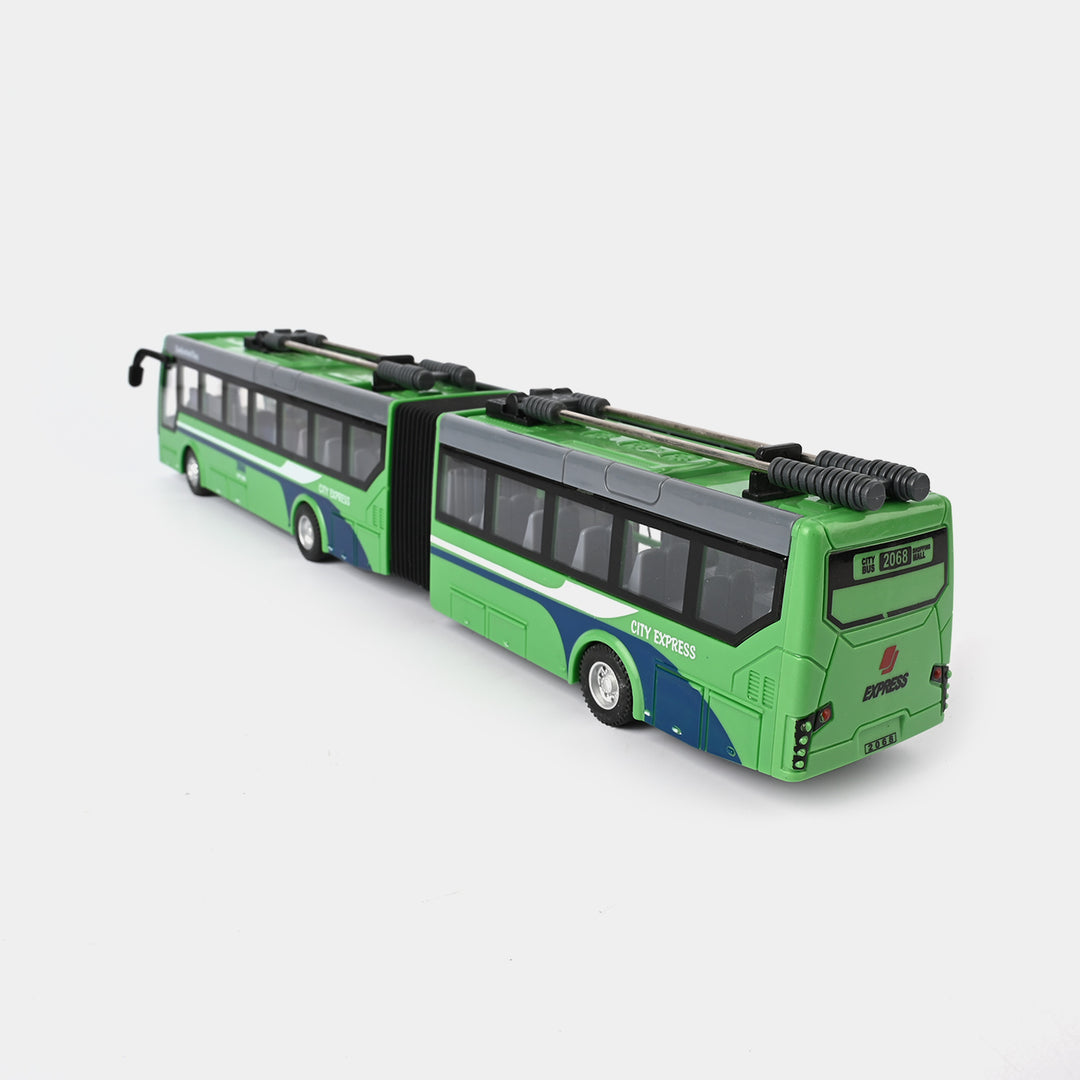 Remote Control City Long Bus Toy for Kids