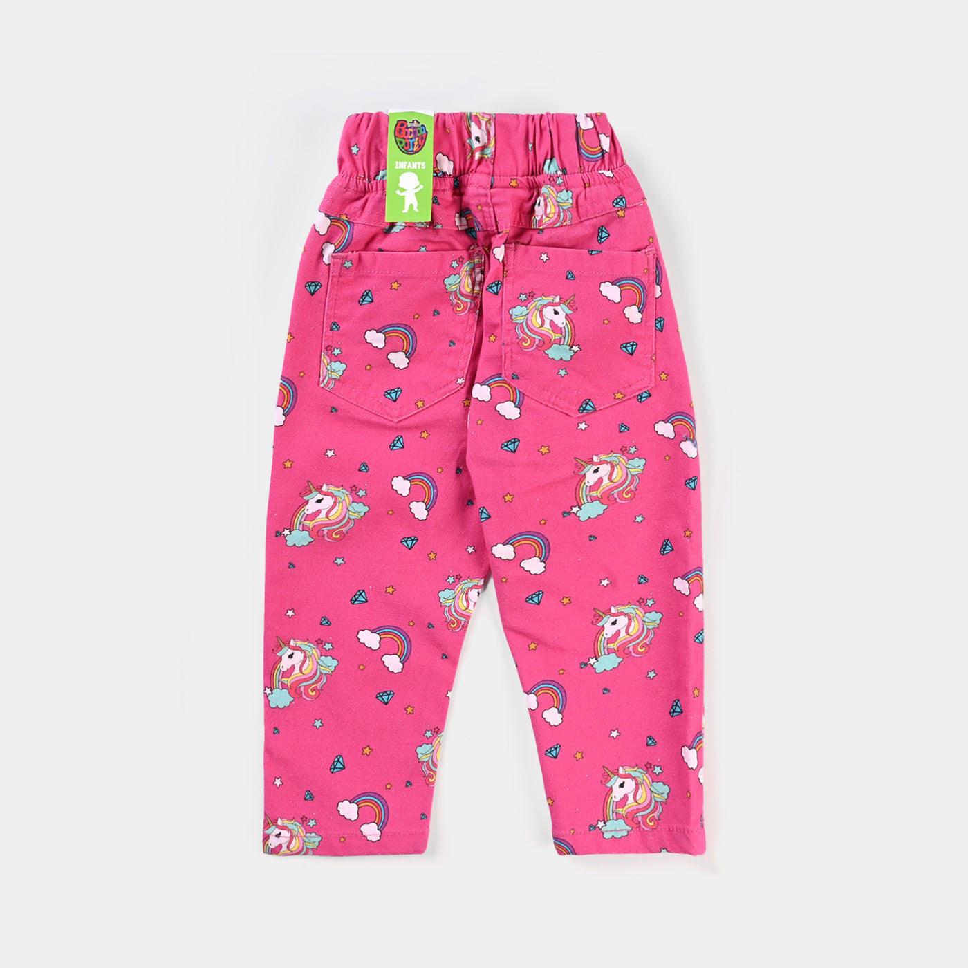 Infant Girls Cotton Twill Jeggings