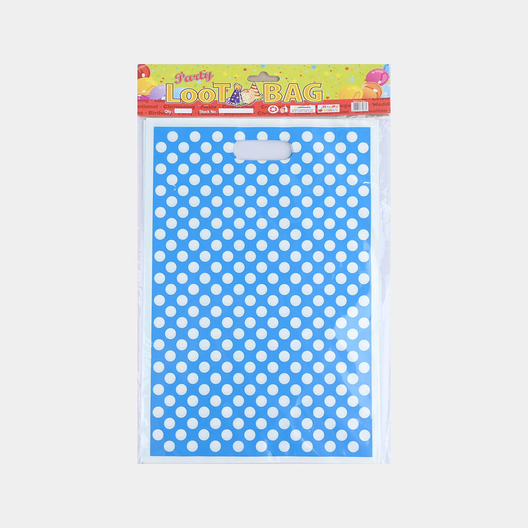 Polka Dot Die-Cut Handle Plastic Gift Bag