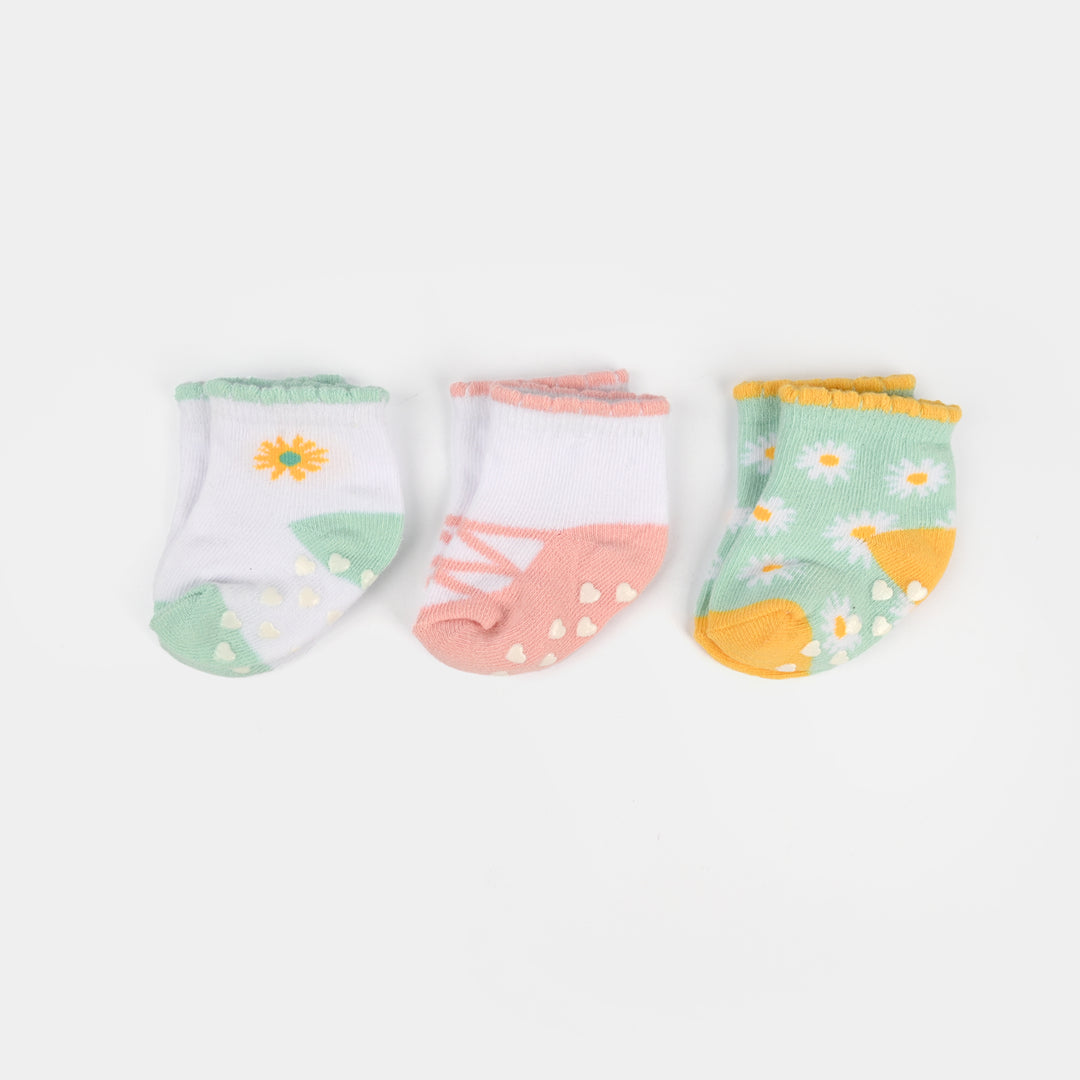 3 Pair Baby Socks 3Pcs | 0-9M