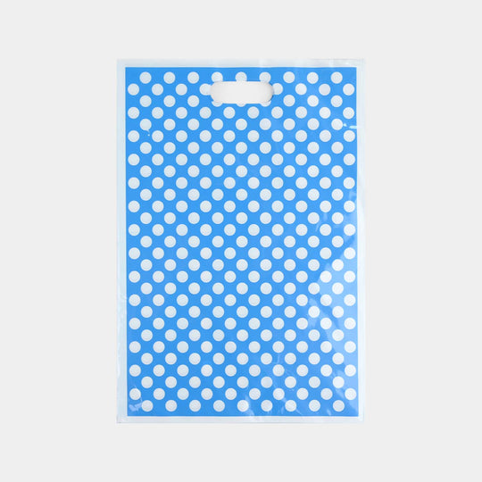 Polka Dot Die-Cut Handle Plastic Gift Bag