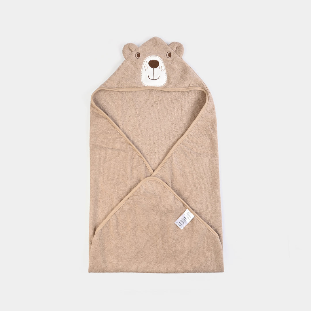 3D Hooded Towel & 3Pcs Washcloth