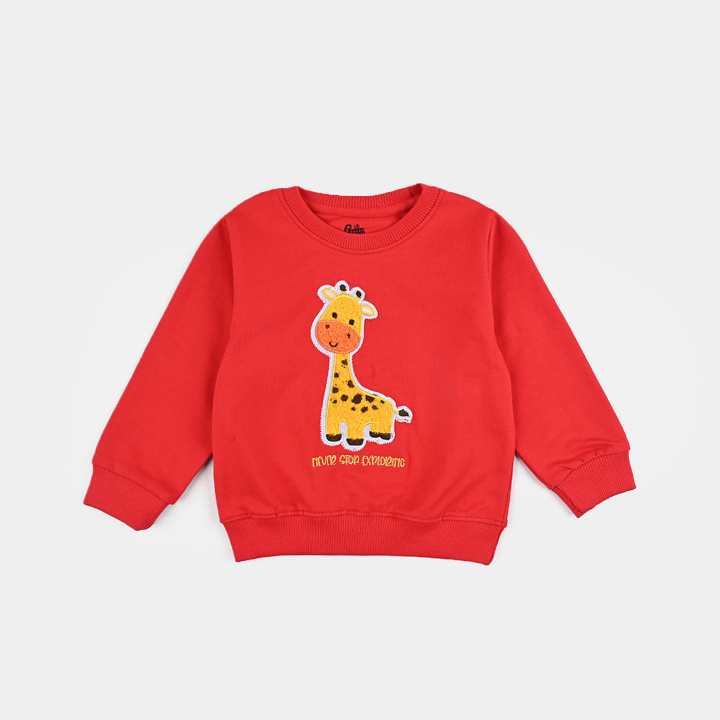 Infant Boys Cotton Terry Sweatshirt Never Stop Exploring-H.R.Red