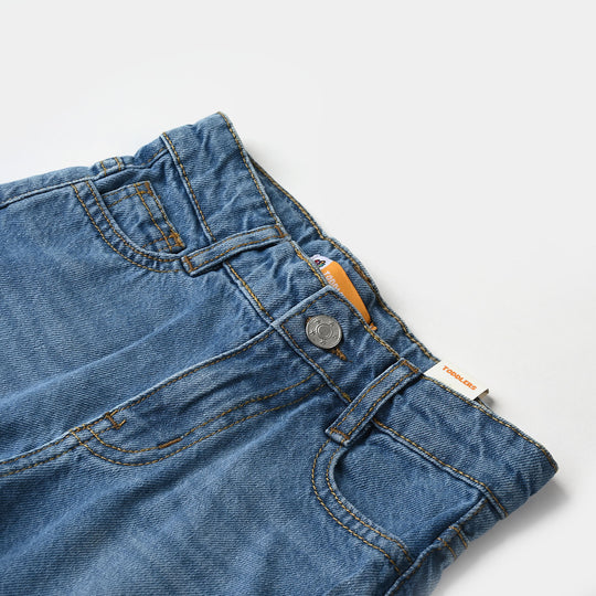 Boys Denim Stretch Short Street Style-LT.Blue