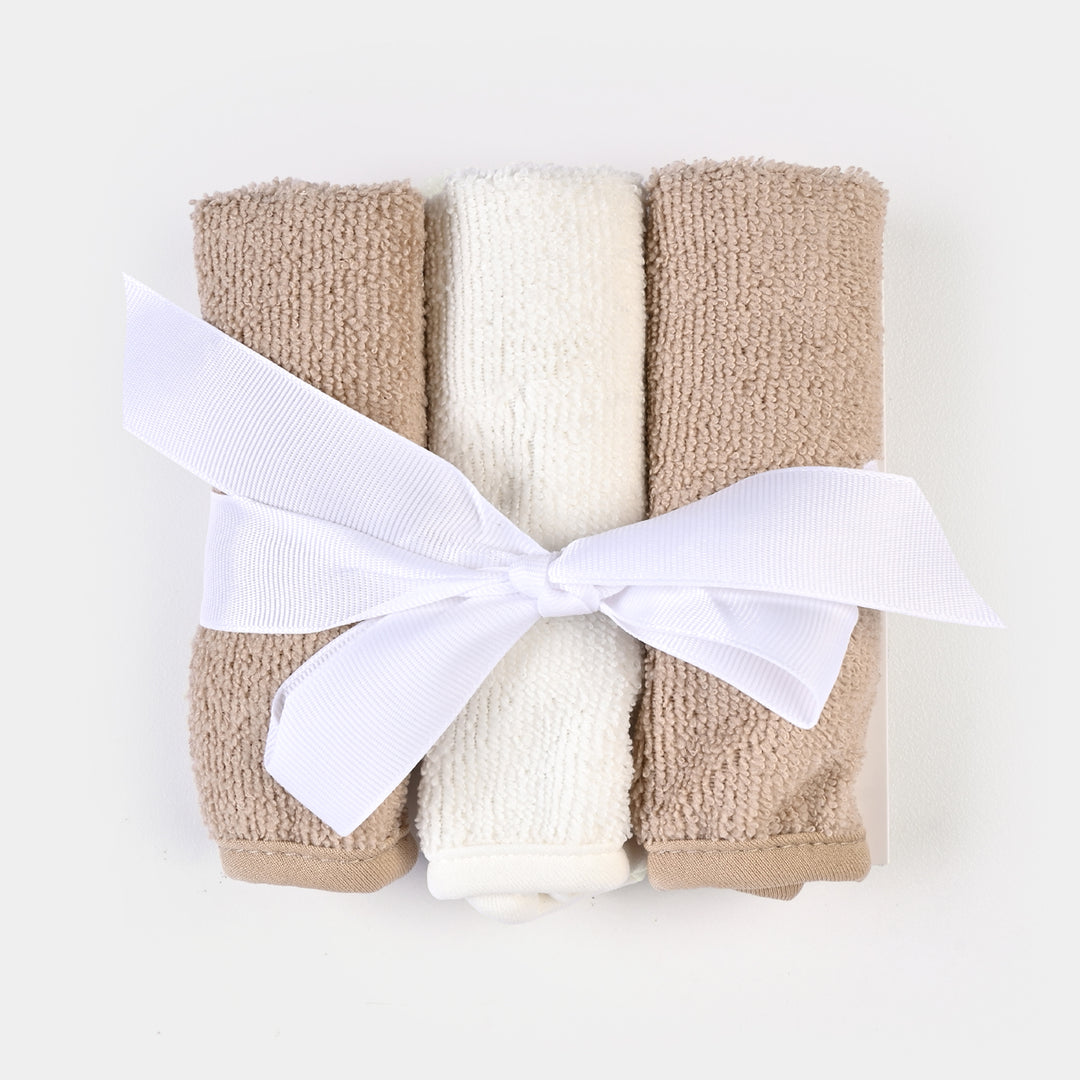 3D Hooded Towel & 3Pcs Washcloth