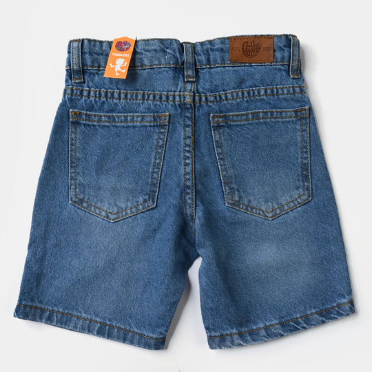 Boys Denim Stretch Short Street Style-LT.Blue