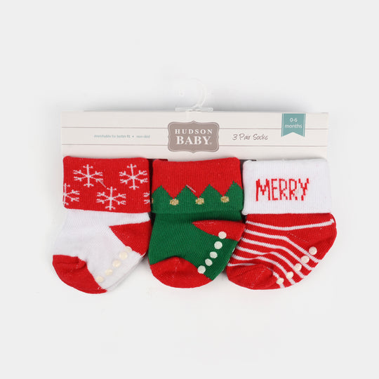 3 Pair Baby Socks 3Pcs | 0-6M