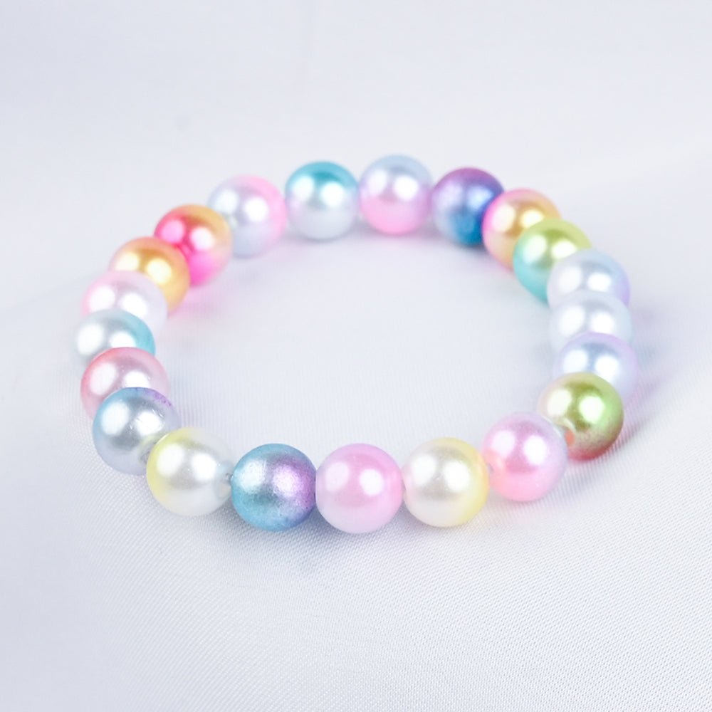 GIRLS ELEGANT BEADED NECKLACE & BRACELET