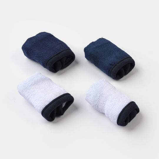 BABY HOODED BATH TOWEL SET | 975-NAVY BLUE CAR