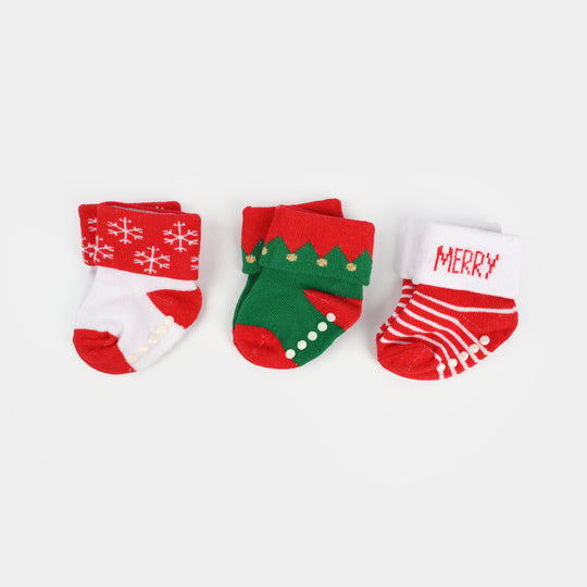 3 Pair Baby Socks 3Pcs | 0-6M