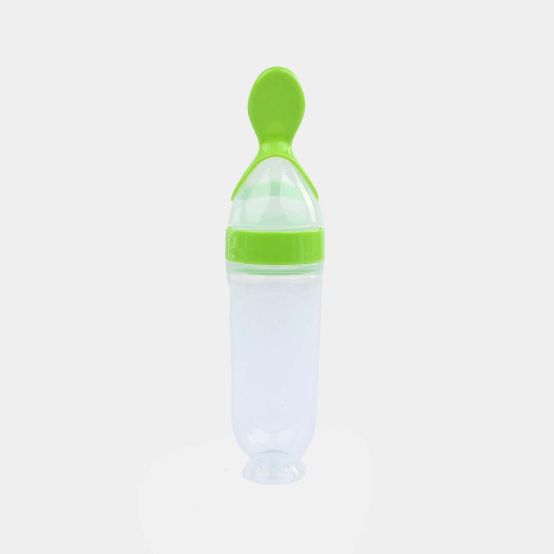 Silicone Squeeze Feeding Bottle Spoon