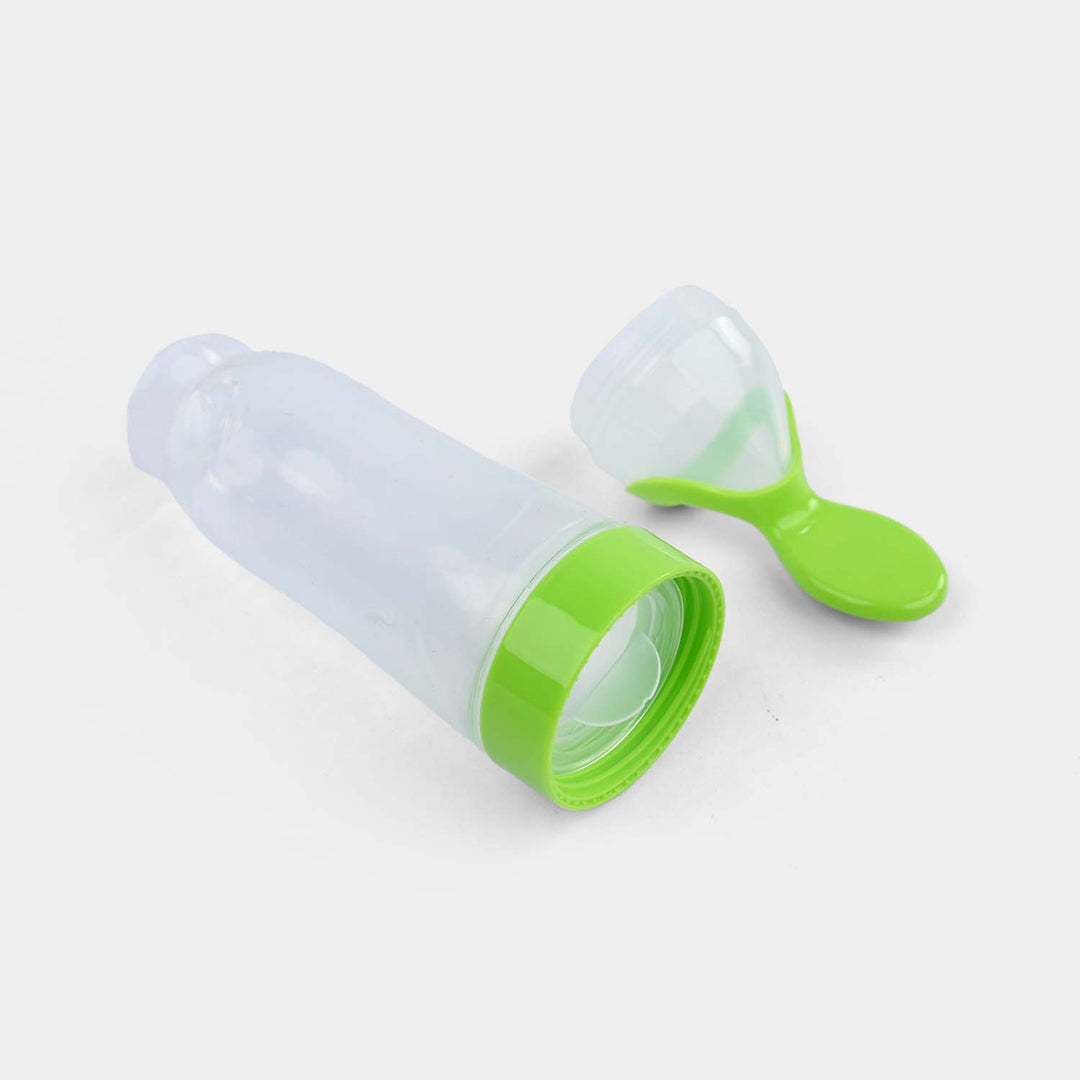 Silicone Squeeze Feeding Bottle Spoon