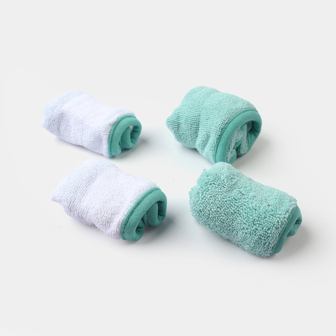 BABY HOODED BATH TOWEL SET | 975-GREEN BEAR