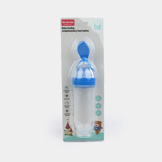Silicone Squeeze Feeding Bottle Spoon