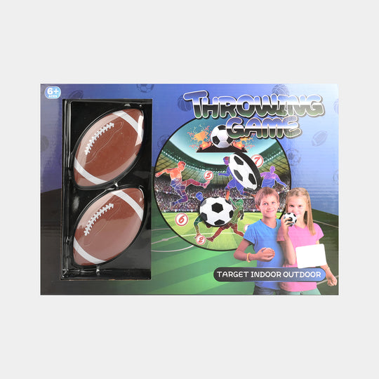 Kids Sports Throwing Target Game Set
