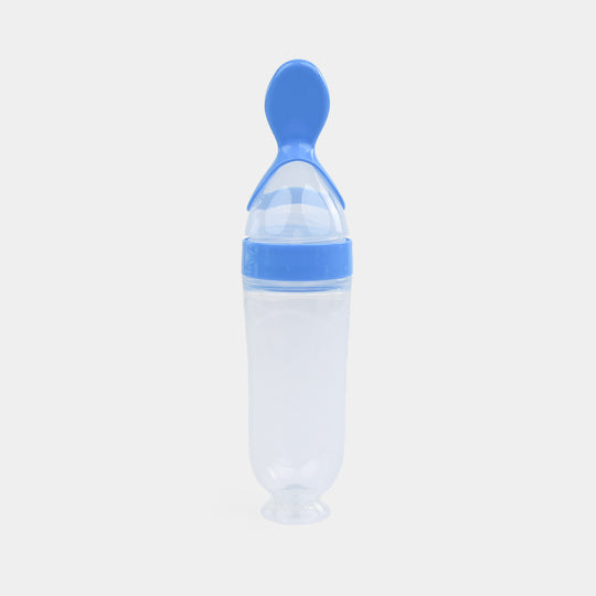 Silicone Squeeze Feeding Bottle Spoon