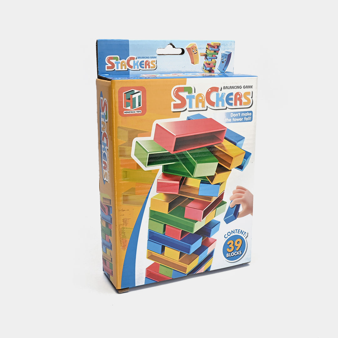 Balancing Color Stackers Game Jenga Toy for Kids