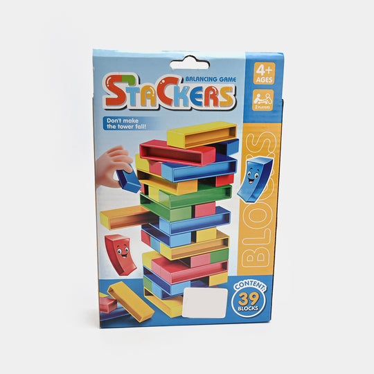 Balancing Color Stackers Game Jenga Toy for Kids