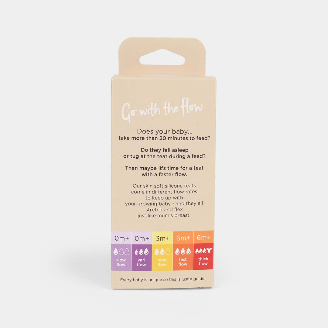 Tommee Tippee Silicone Wide Neck M/Flow