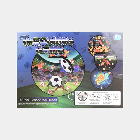 Kids Sports Throwing Target Game Set