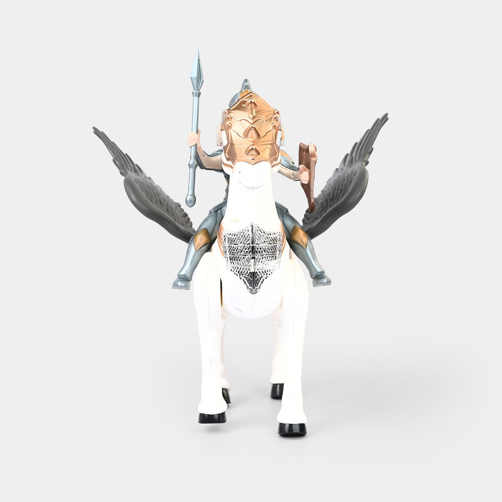 Iron Warrior Horse With Light & Sound