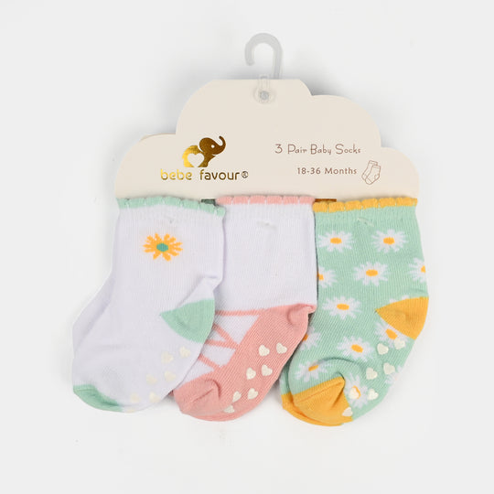 3 Pair Baby Socks 3Pcs | 18-36M