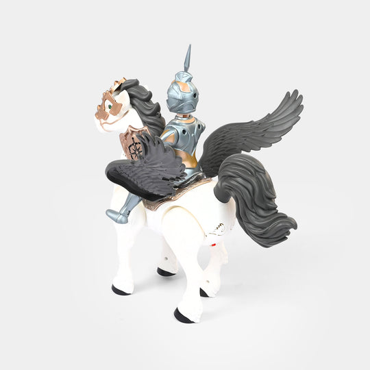 Iron Warrior Horse With Light & Sound