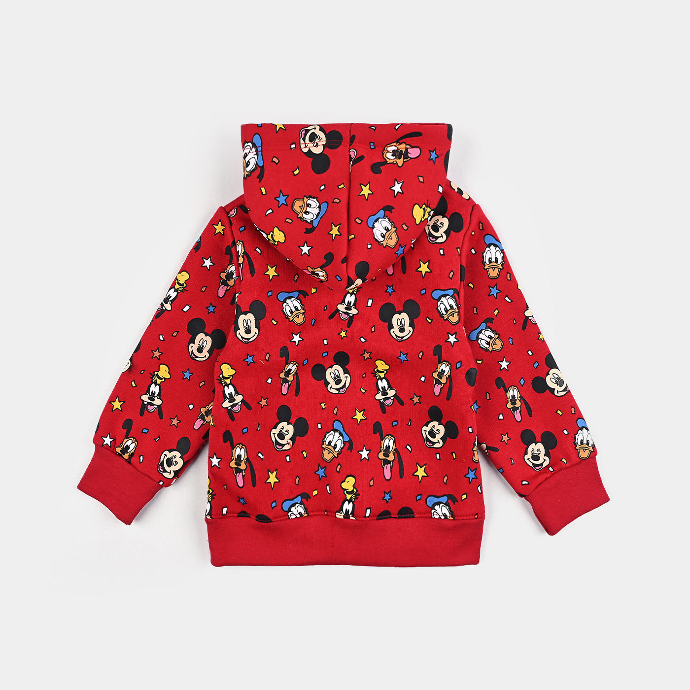 Infant Boys Fleece Knitted Jacket-H.R.Red