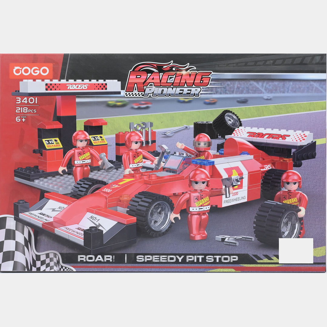 Formula Car Building Blocks Set