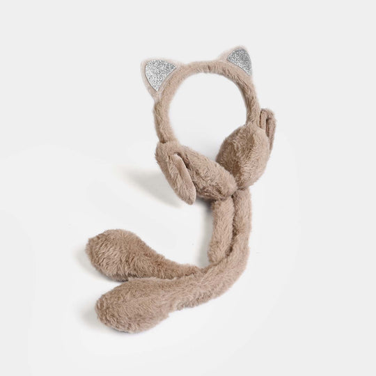 Interactive Moving Ear Plush Winter Earmuffs