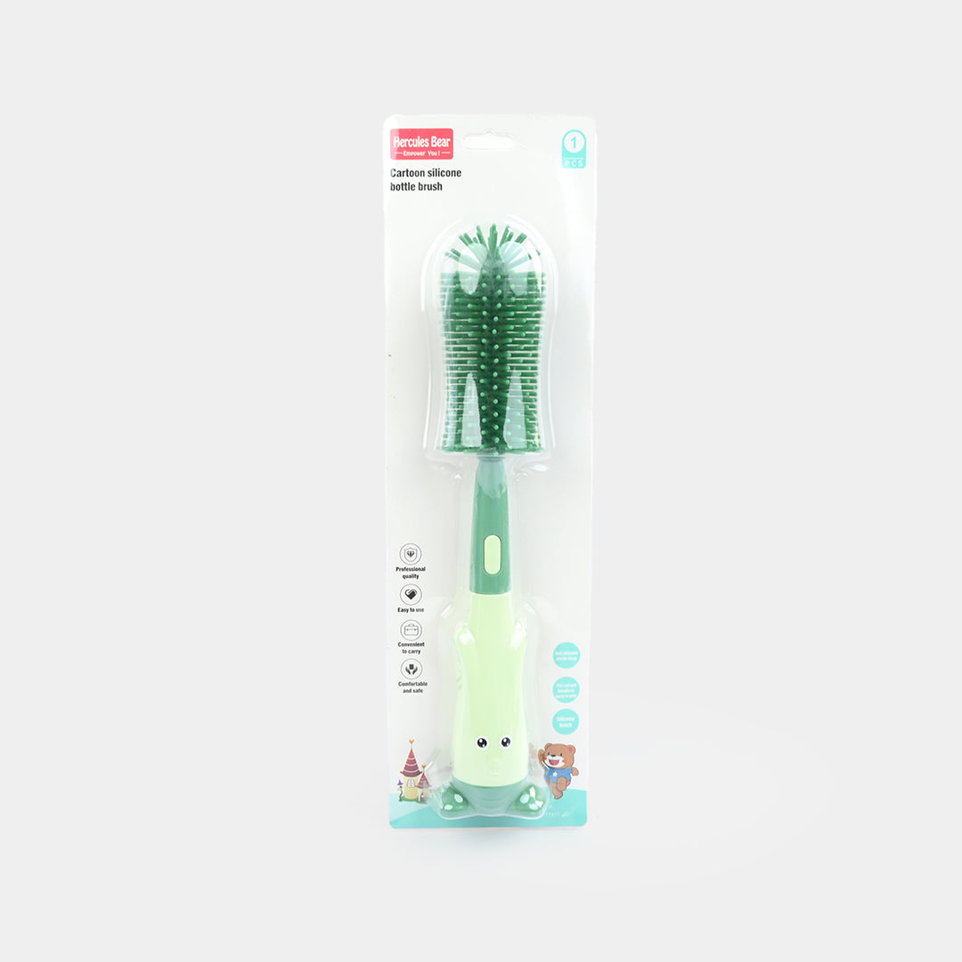 Cartoon Silicone Baby Bottle Brush